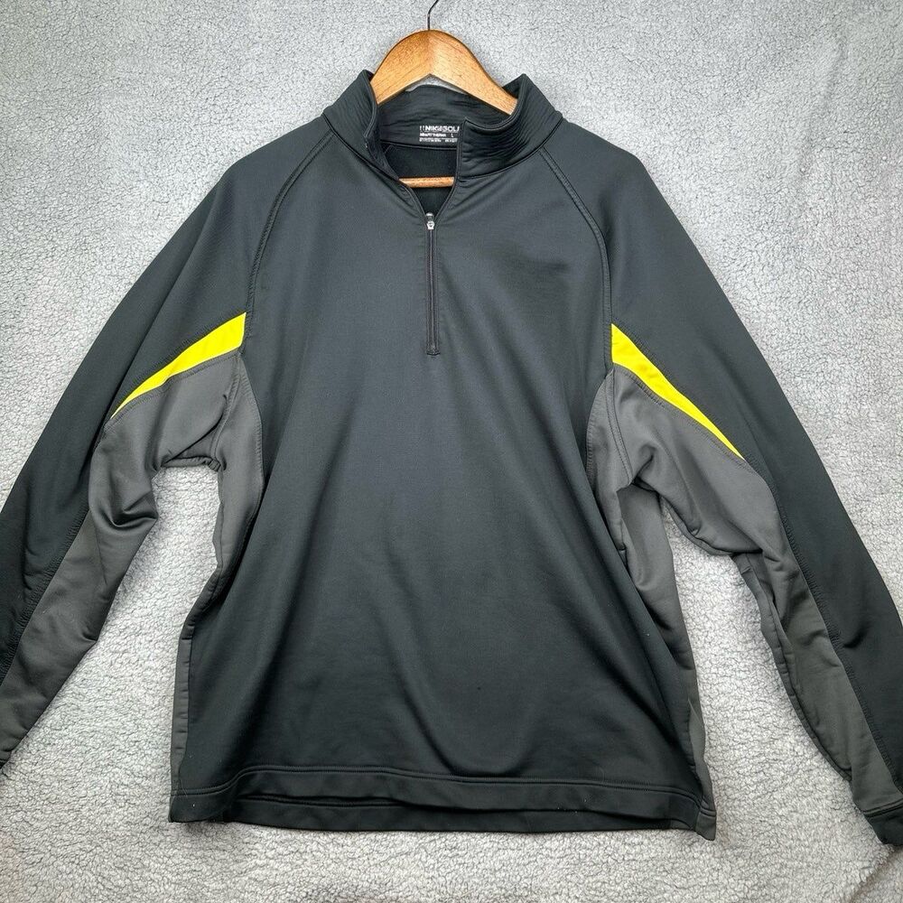 NIKE thermafit Golf 3/4 zip top size large
